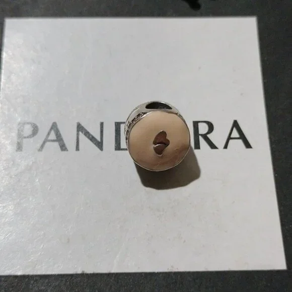 Pandora Retired Sterling Silver Happy Birthday Cake with Mixed Enamel 792061enmx - Picture 6 of 6